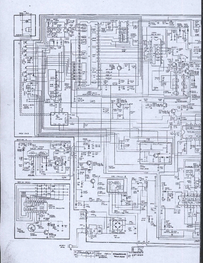 HITACHI CPT2100 Schematic Diagram